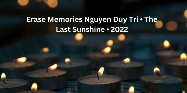 Erase Memories Nguyen Duy Tri • The Last Sunshine • 2022